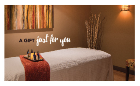 eGift card image of the Spa with the text 