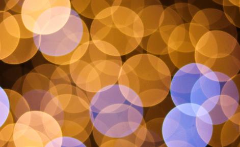 Bokeh light circles