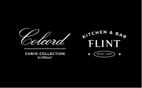 eGift card image with the colcord and Flint Kitchen & Bat logos