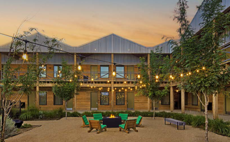 Cotton Court Hotel Courtyard