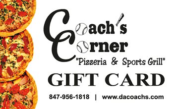 coachs corner physical gift card design