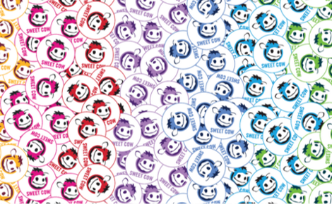 Ombre Stickers