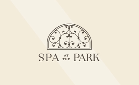 eGift card image of the Spa at the Park logo on a cream background