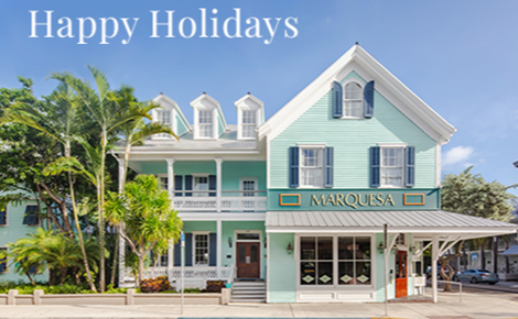 eGift card image of the front of the hotel with the text 