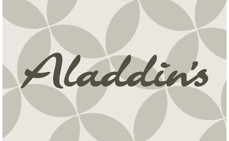 Grey Aladdin's Flower Pattern Design