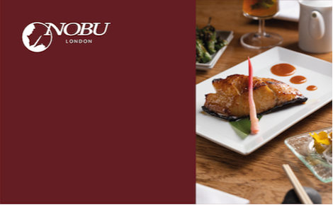 eGift card image of a Nobu dish