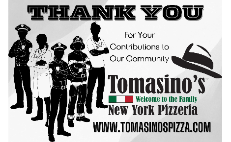 Tomasino’s Pizza - Community Helpers