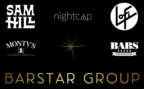 BarStar Group - Sam Hill, Monty's Public House, Nightcap, Lo-Fi, Babs' Underground