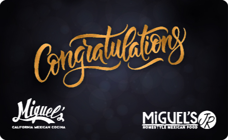 Congratulations Gift Card Design
