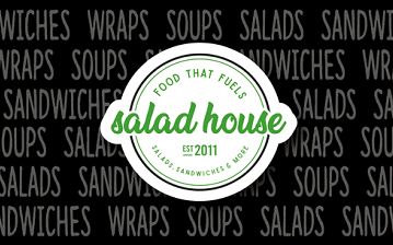 salad house gift card design