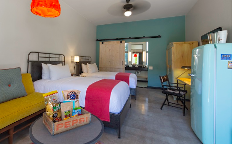 Lone Star Court Guest Room with Two Beds