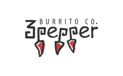 eGift card image with the Image of the 3 Pepper Burrito Co. logo
