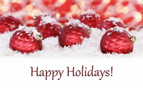 eGift card image with Holiday decorations and the text 