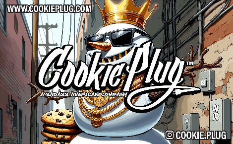 A snowman themed Cookie Plug gift card.