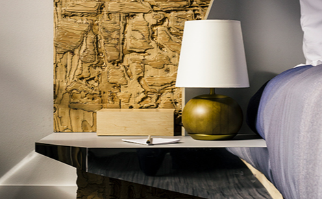 eGift card image of the bed in the Line Austin hotel