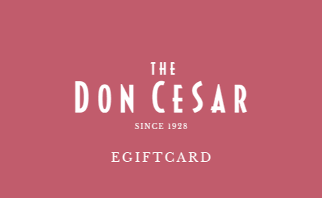 eGift card image of The Don Cesar logo and the test 