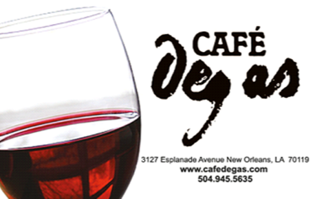 Cafe degas physical gift card image