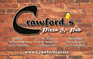 crawfords pizza & pub gift card design