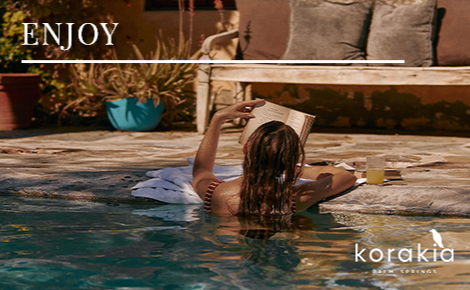 eGift card image of a guest reading in the pool with the text 