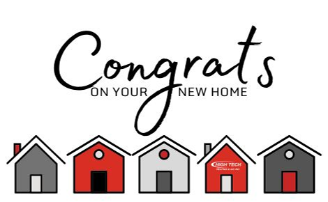 Congrats on your new home