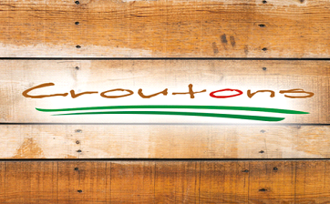 Croutons physical gift card design